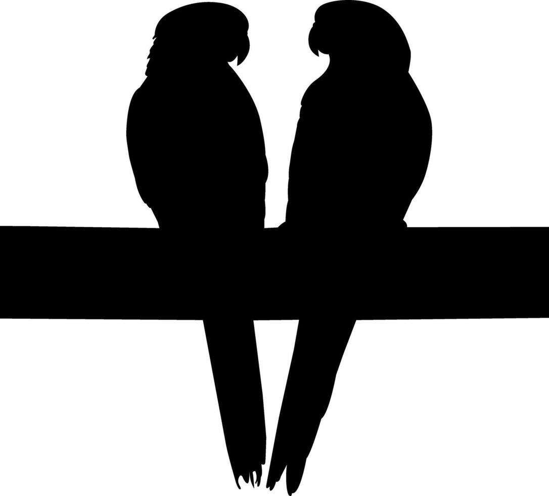 silhouette of a bird vector
