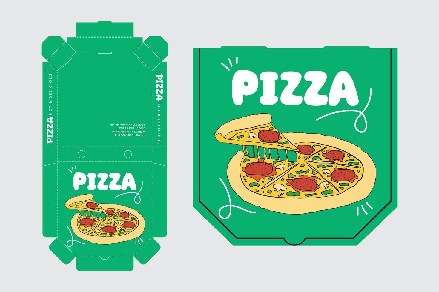 Pizza Box Design, Pizza Packaging Design, Pizza Box Design Template Pizza Box Design, Pizza Packaging Design, Pizza Box Design Template