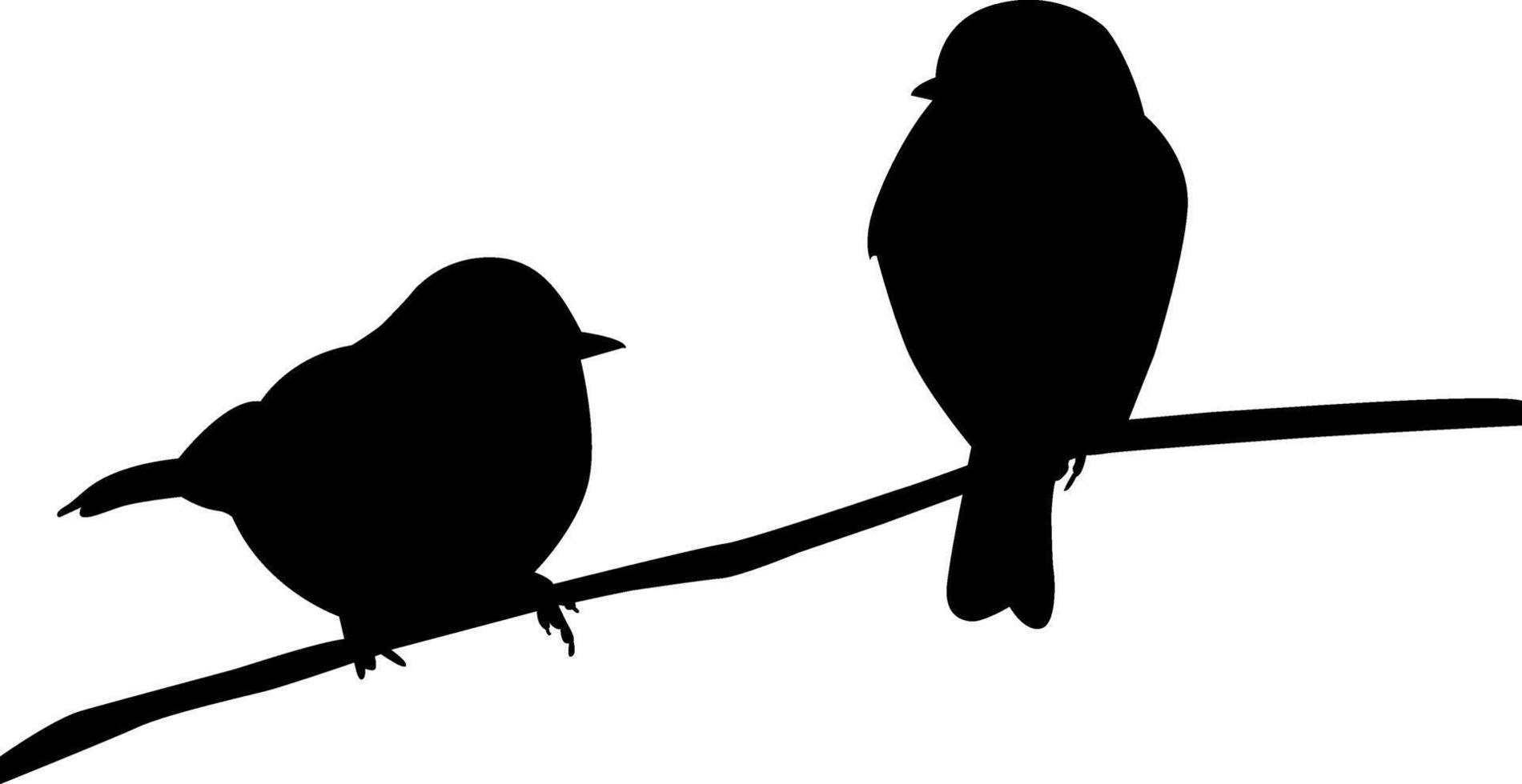 silhouette of a bird vector