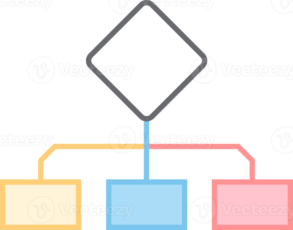 mind map man arrow flat color Icon. png