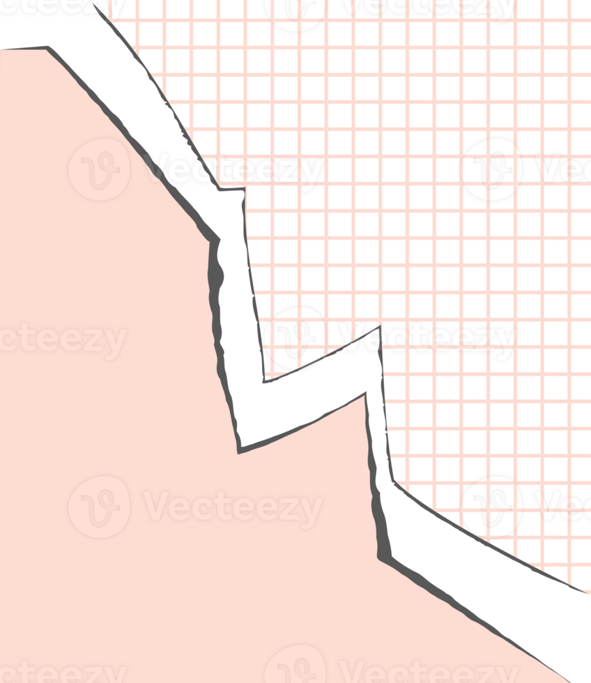 Torn Checkered notebook sheet png
