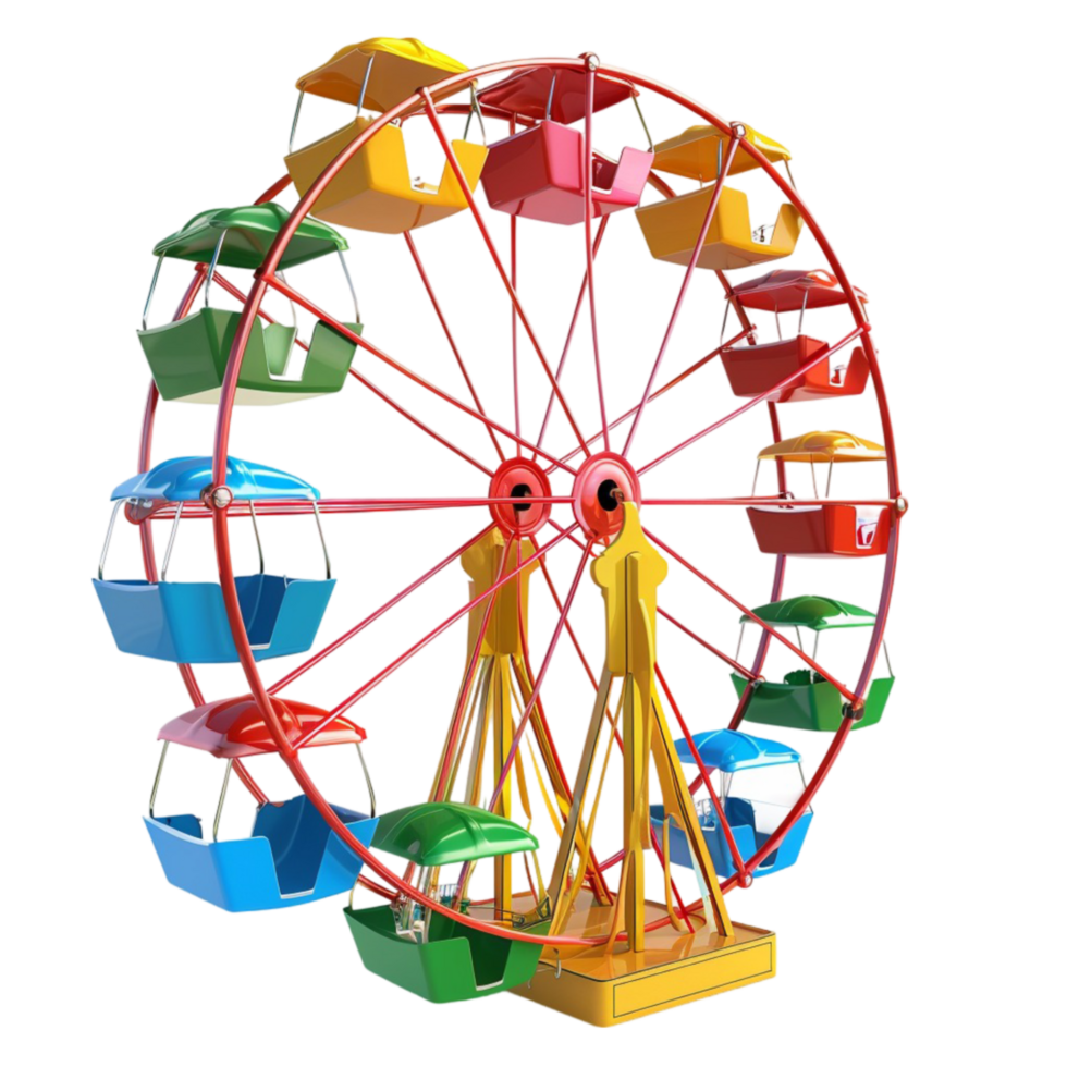 Ferris wheel, transparent background png