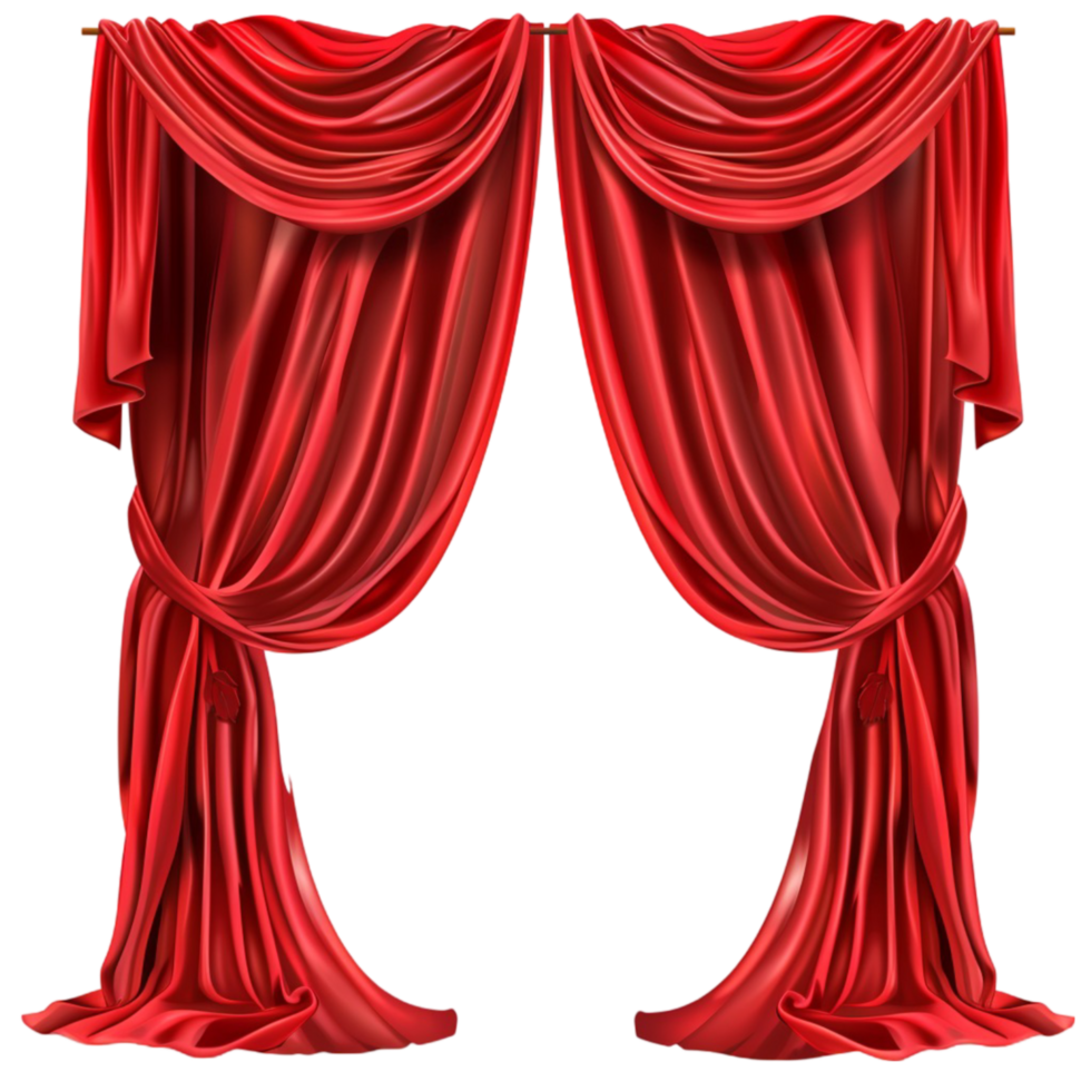 red curtains image png