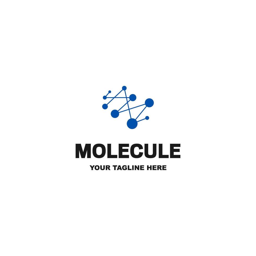 Science molecule logo design for technology. Suitable for your design need, logo, illustration, animation, etc. vector