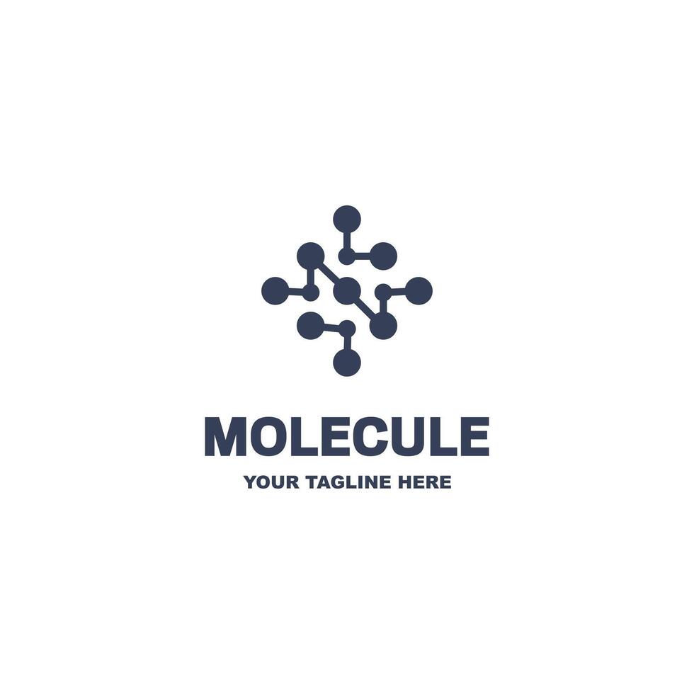 Science molecule logo design for technology. Suitable for your design need, logo, illustration, animation, etc. vector