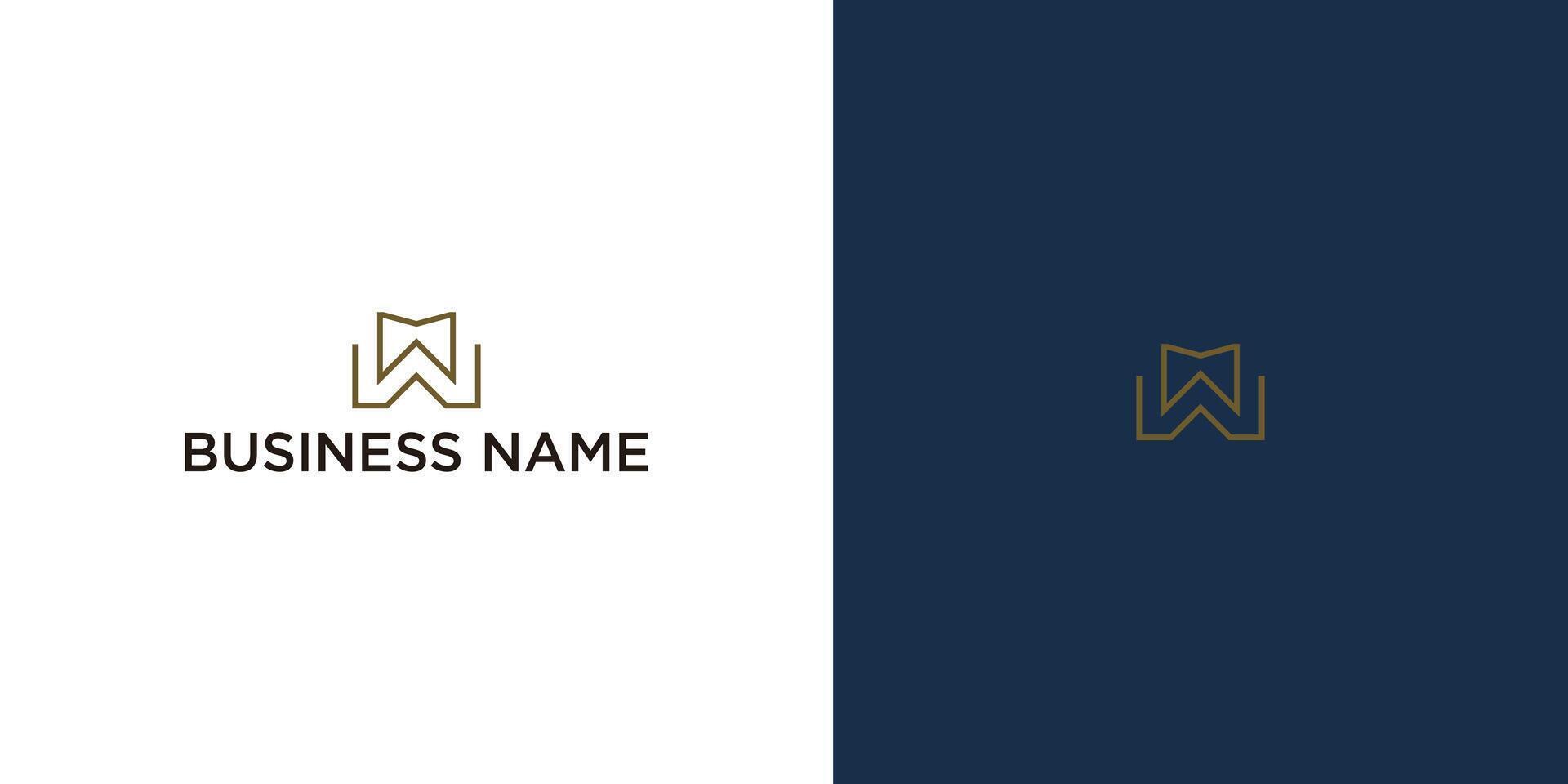 Outstanding professional elegant trendy awesome artistic black and white color MW WM initial based Alphabet icon logo vector