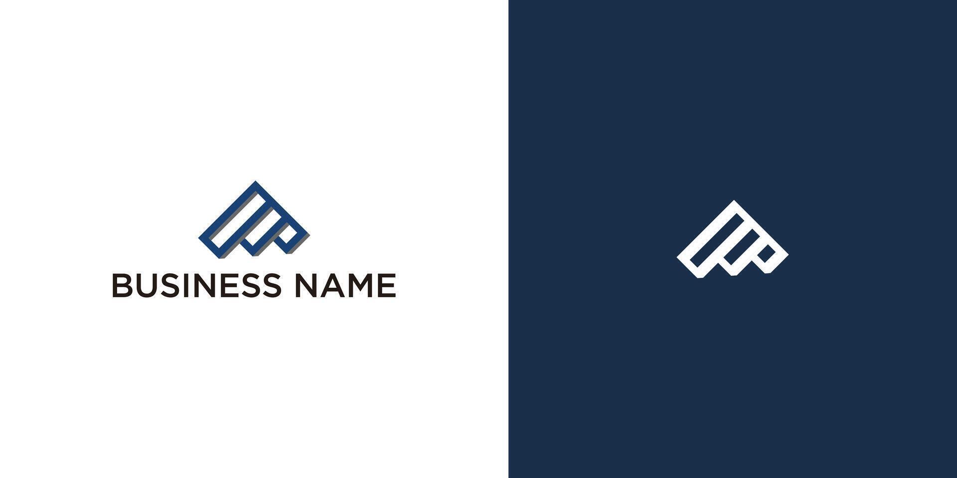 Elegant MA Initials Logo Design vector