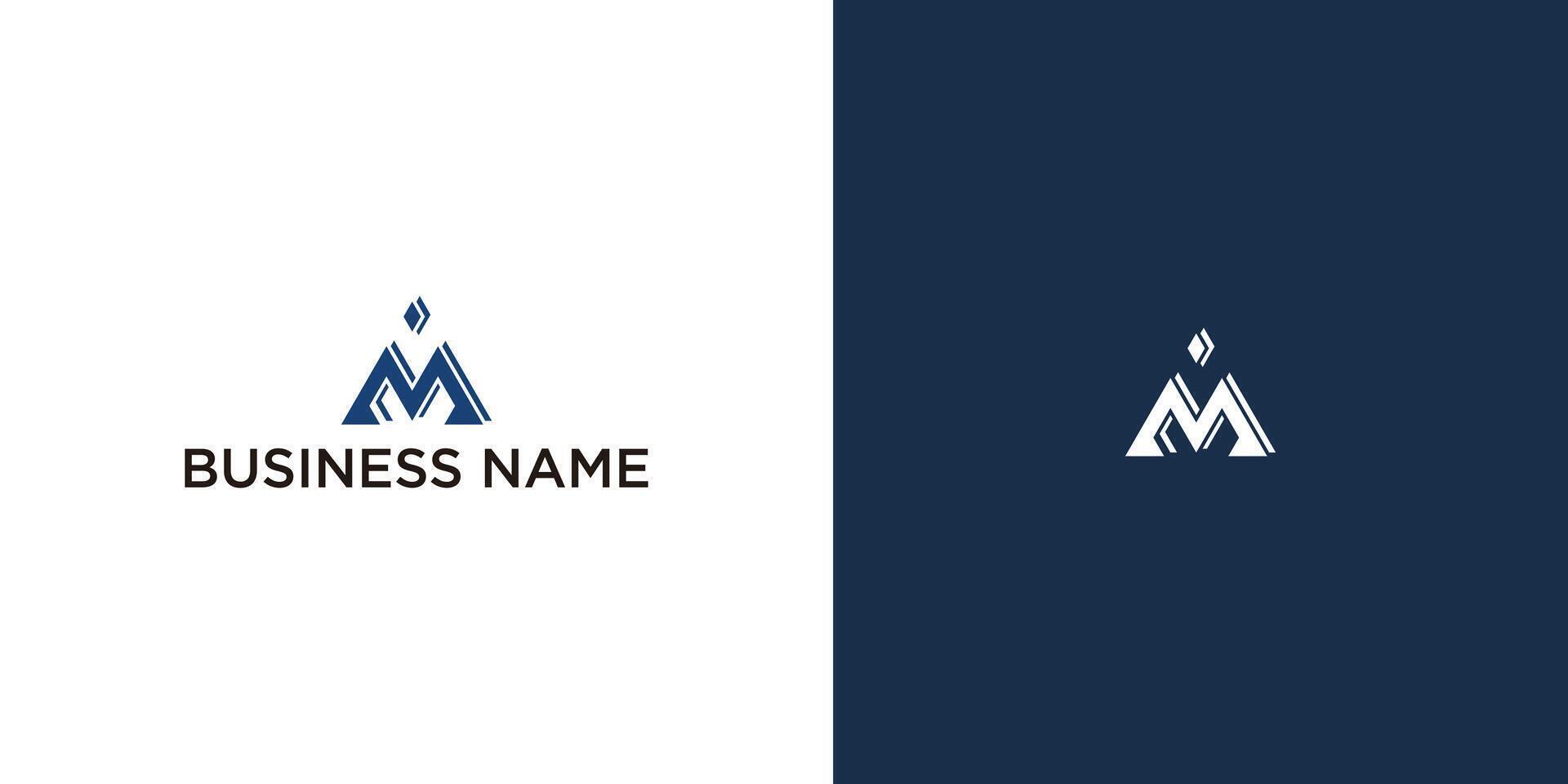 Creative MA Initial Logo vector