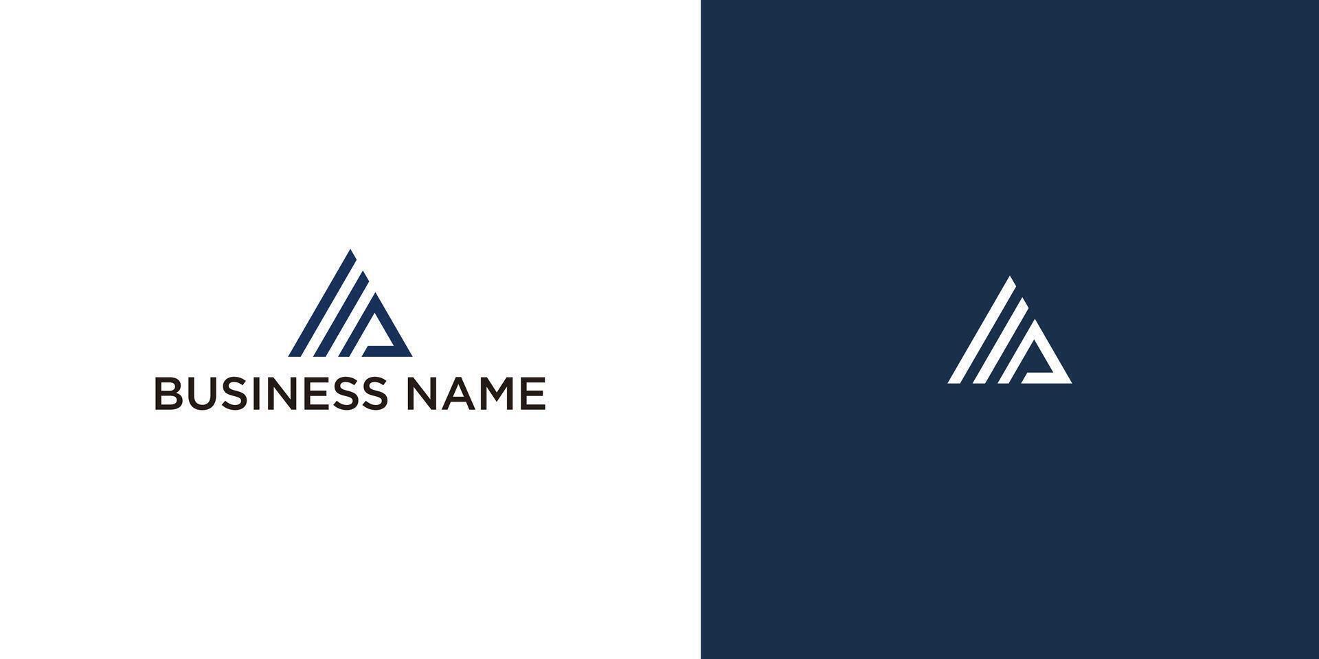 Creative MP Initial Monogram Logo vector