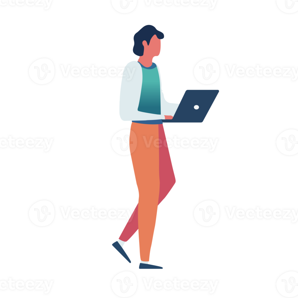 Working people flat style png