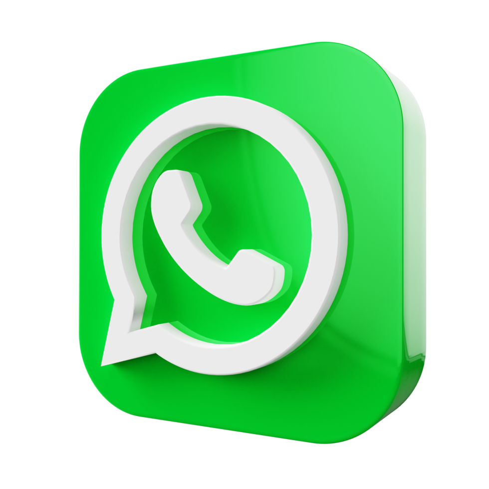 Whatsapp 3d Social Media Logo png