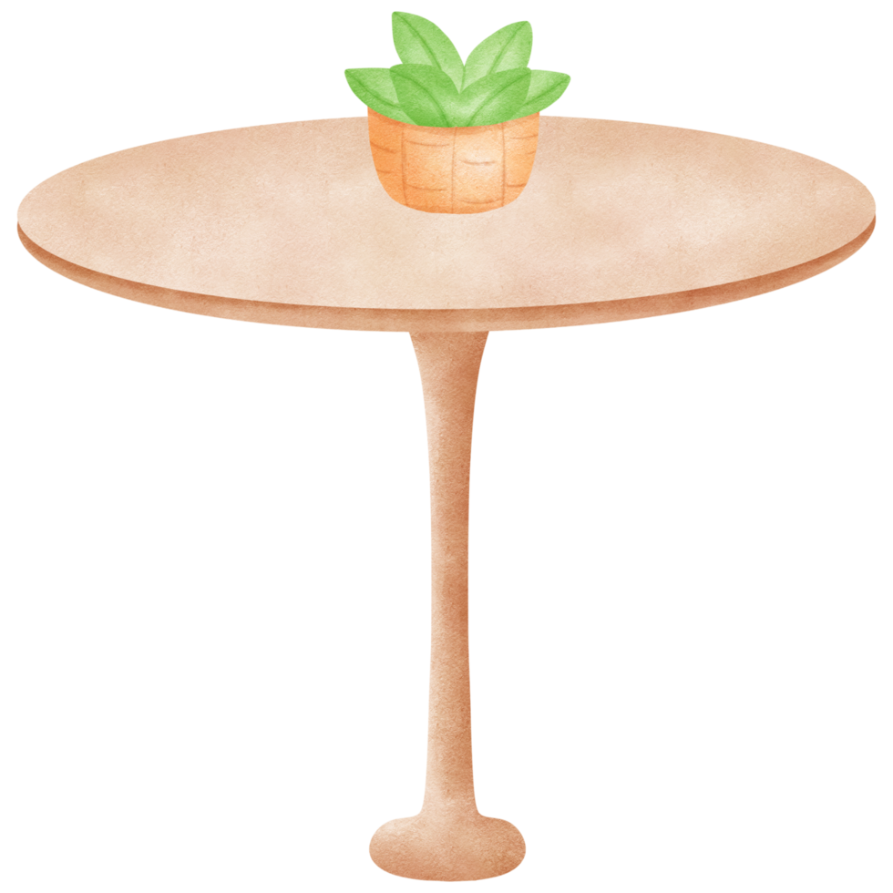Wooden desk illustration png