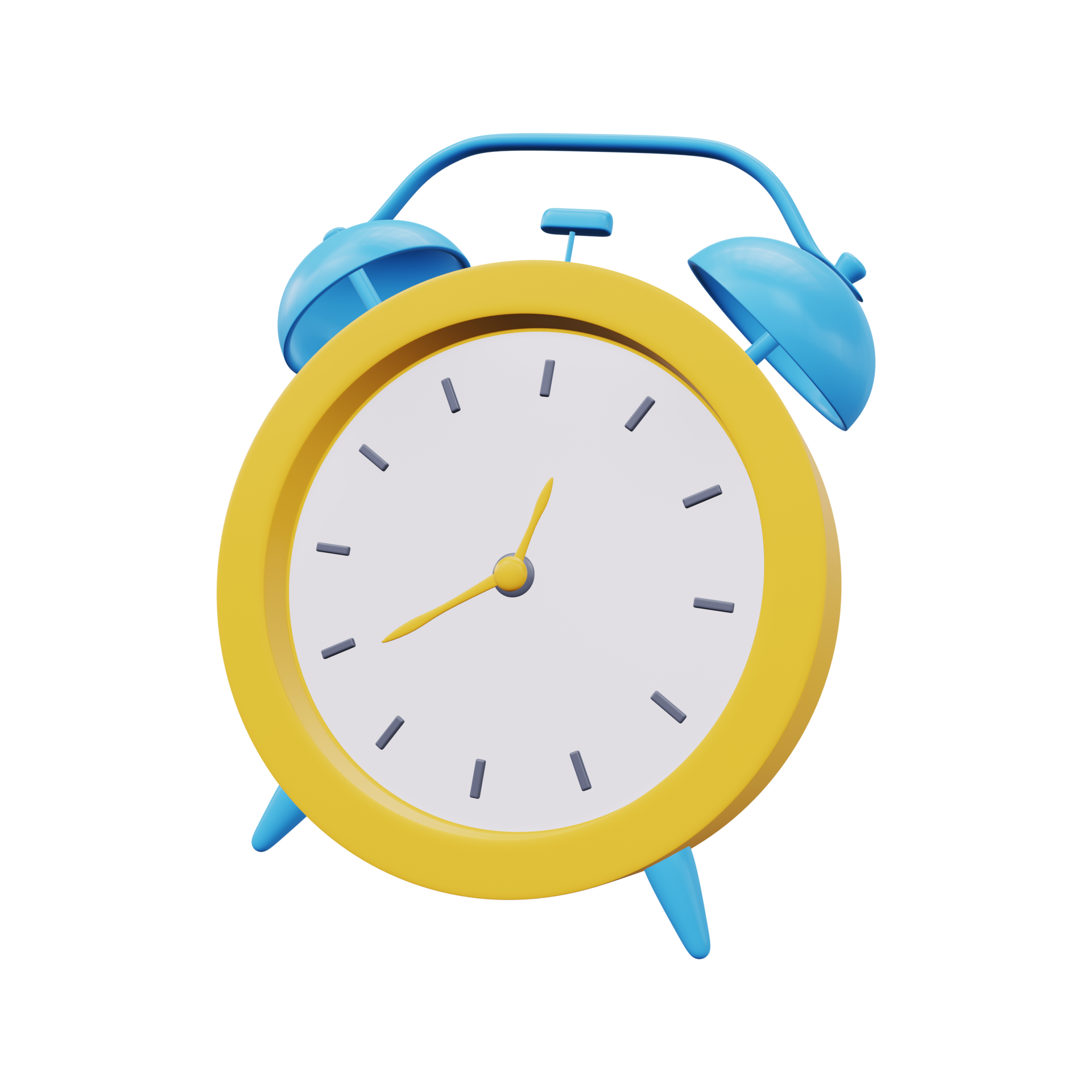 Alarm Clock Icon 3d Illustration Of A Yellow Retro Alarm Clock alarm-clock-icon-3d-illustration-of-a-yellow-retro-alarm-clock