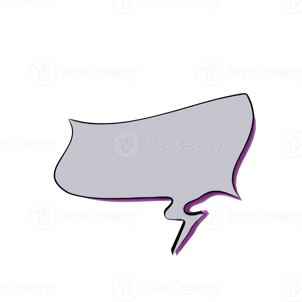 3D Chatbox Toon Icon png
