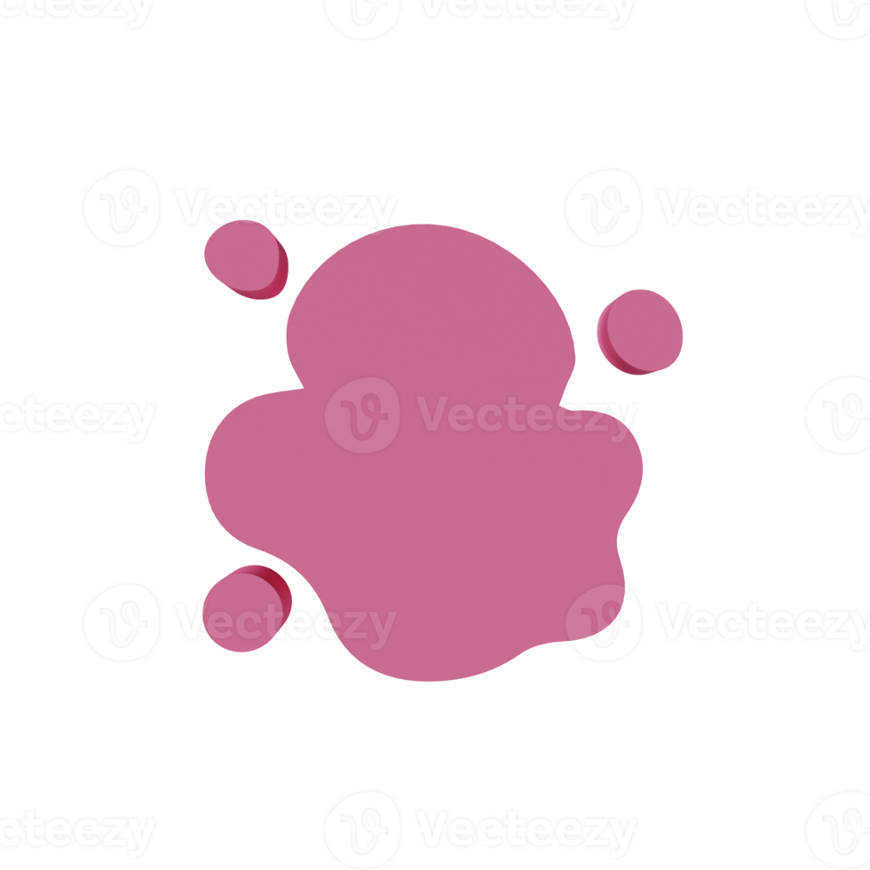 3D Pink Minimalist Icon png