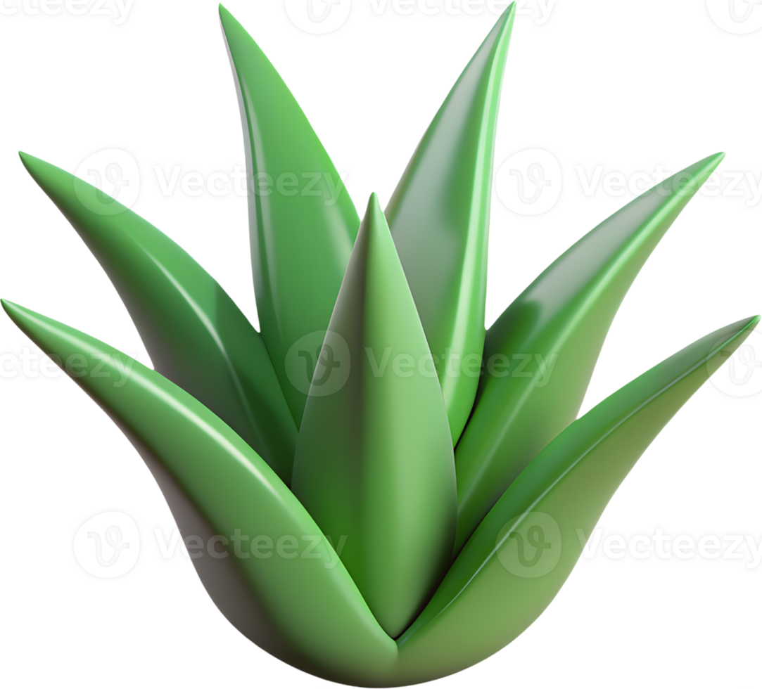 3D Cartoon Plant Leaves Set - Isolated Green Foliage for Design, Game Assets, and Illustrations. 3D Cartoon Summer Tropical Nature Icon Set - Isolated Clipart on Transparent Background png