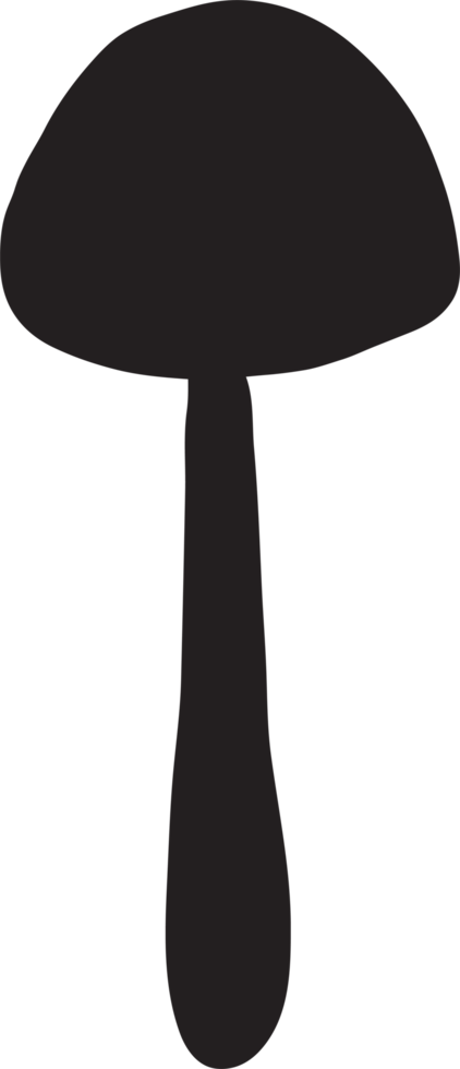 Simple abstract mushroom clip art png