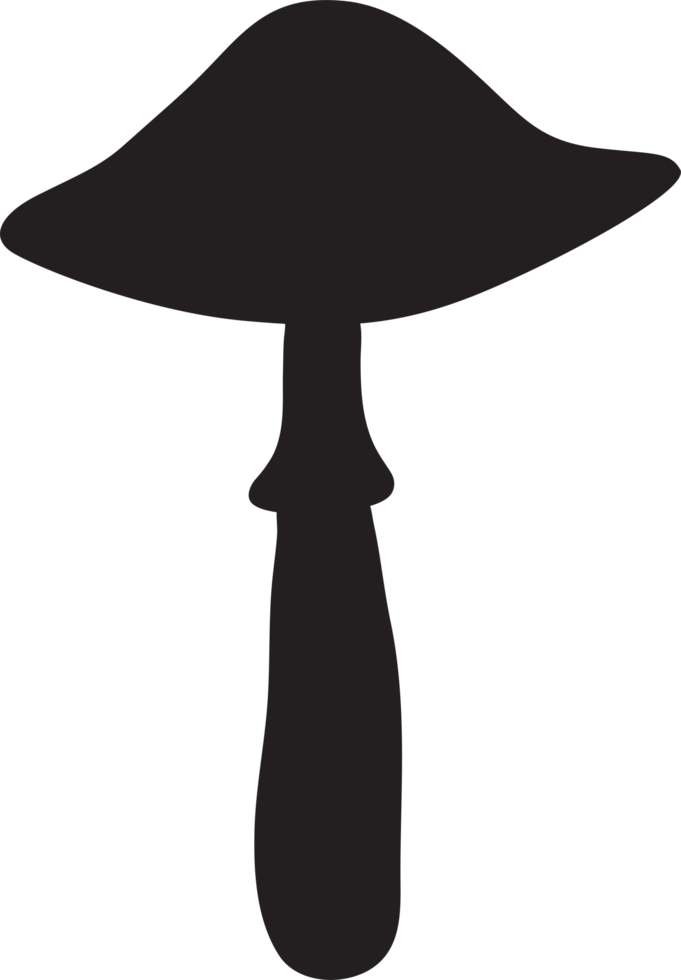 Simple abstract mushroom clip art png