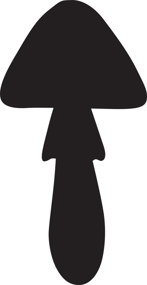 Simple abstract mushroom clip art png