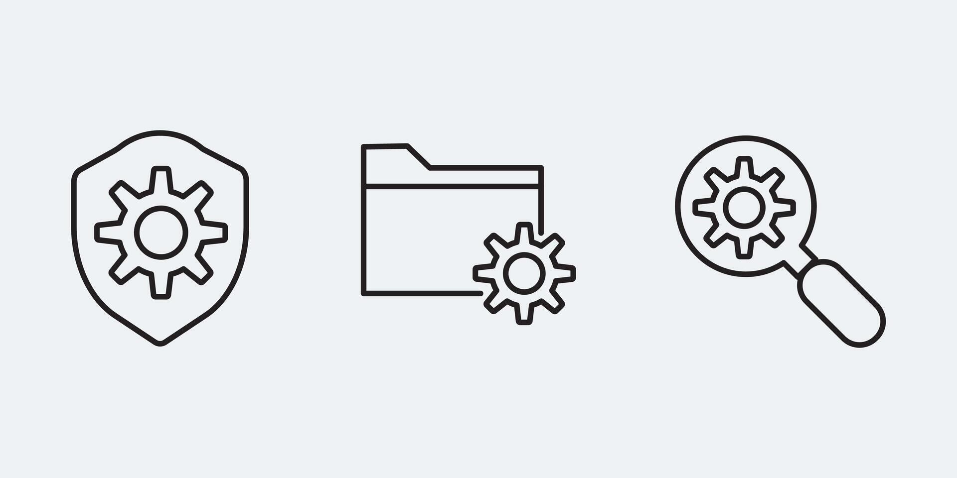 Exporset user interface icon design vector
