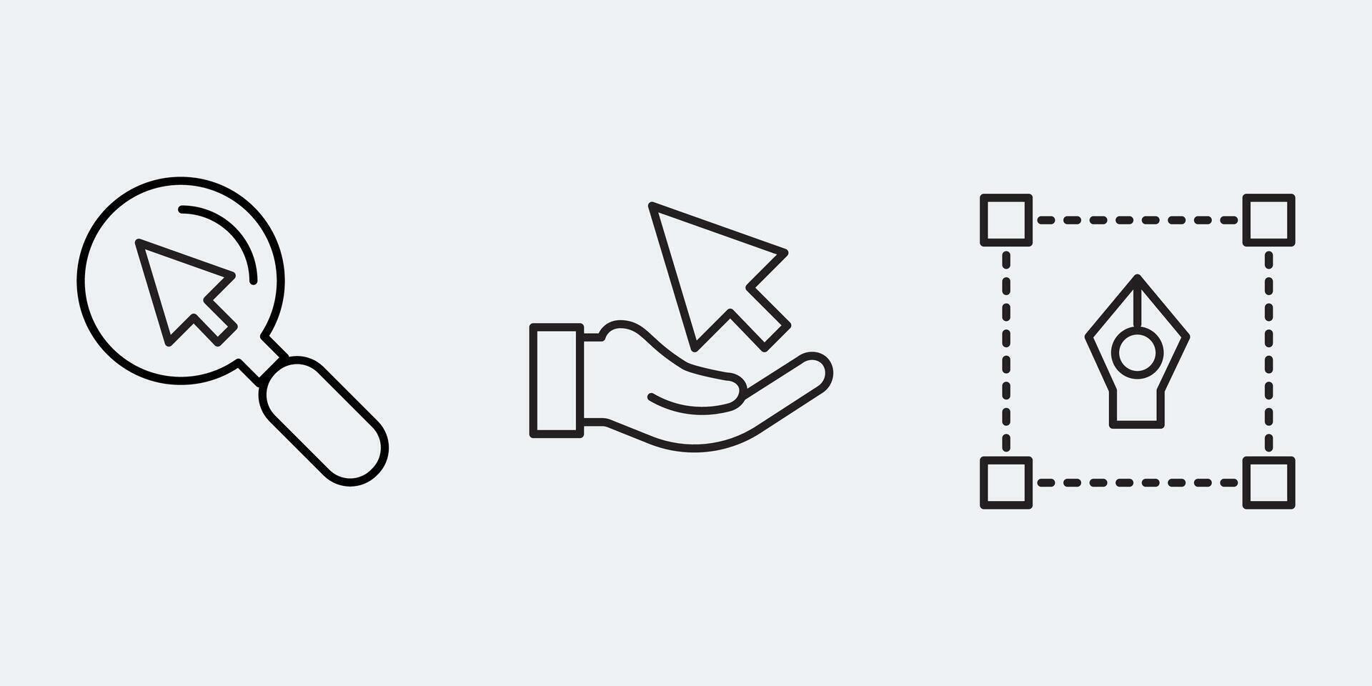 Exporset user interface icon design vector
