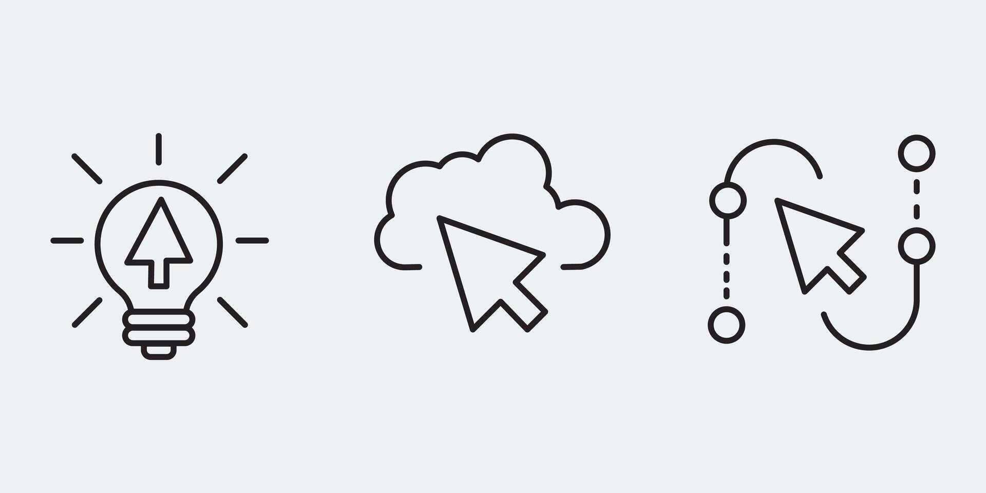 Exporset user interface icon design vector
