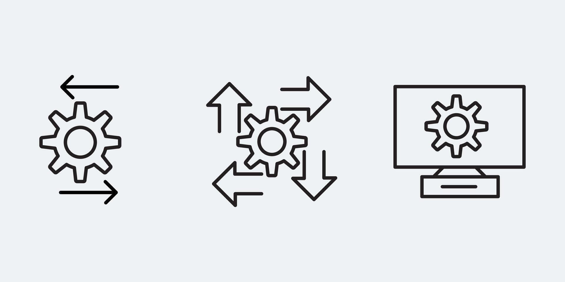 Exporset user interface icon design vector