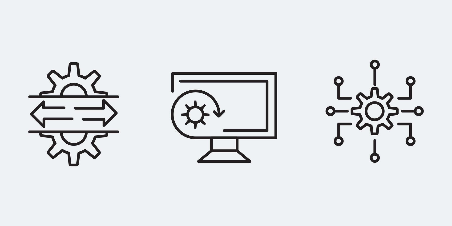 Exporset user interface icon design vector