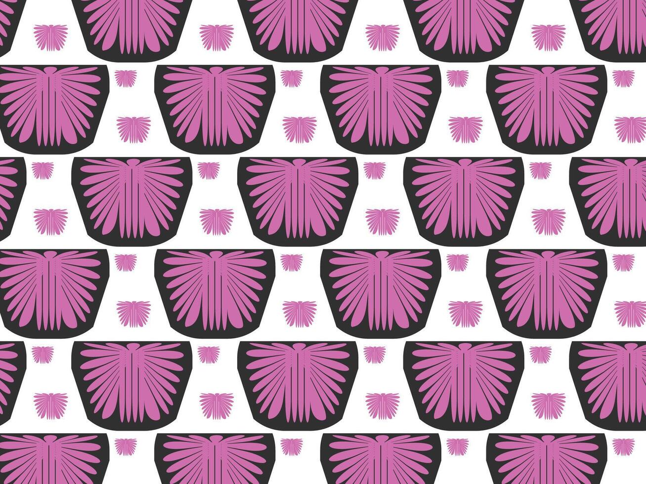 Modern pink geometric art background pattern vector