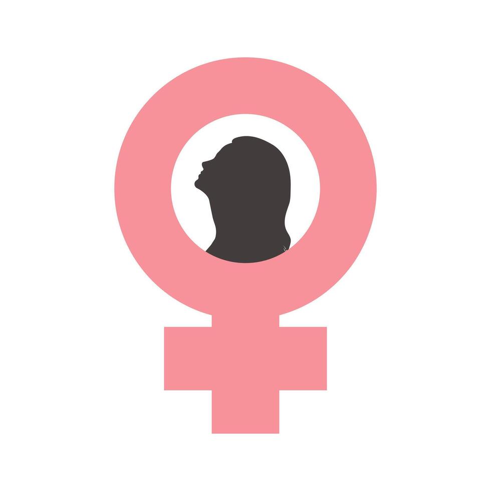 Women's Equality Day card set. Modern color design. vector