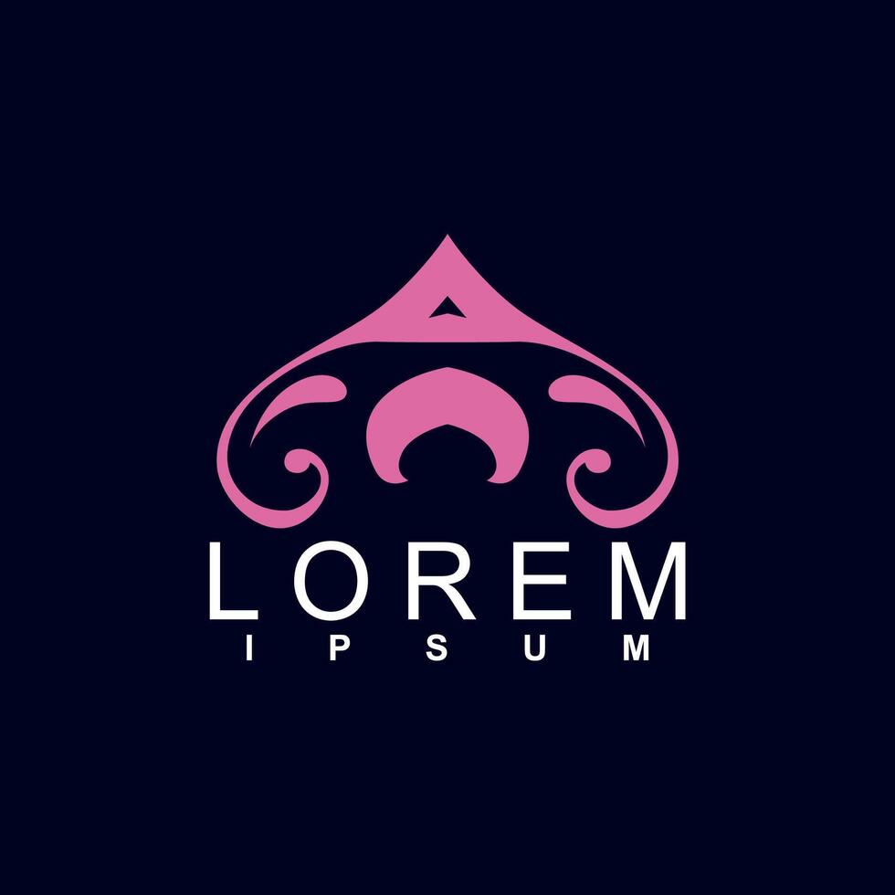 abstract logo design. unique and characterful, geometric abstract logo vector