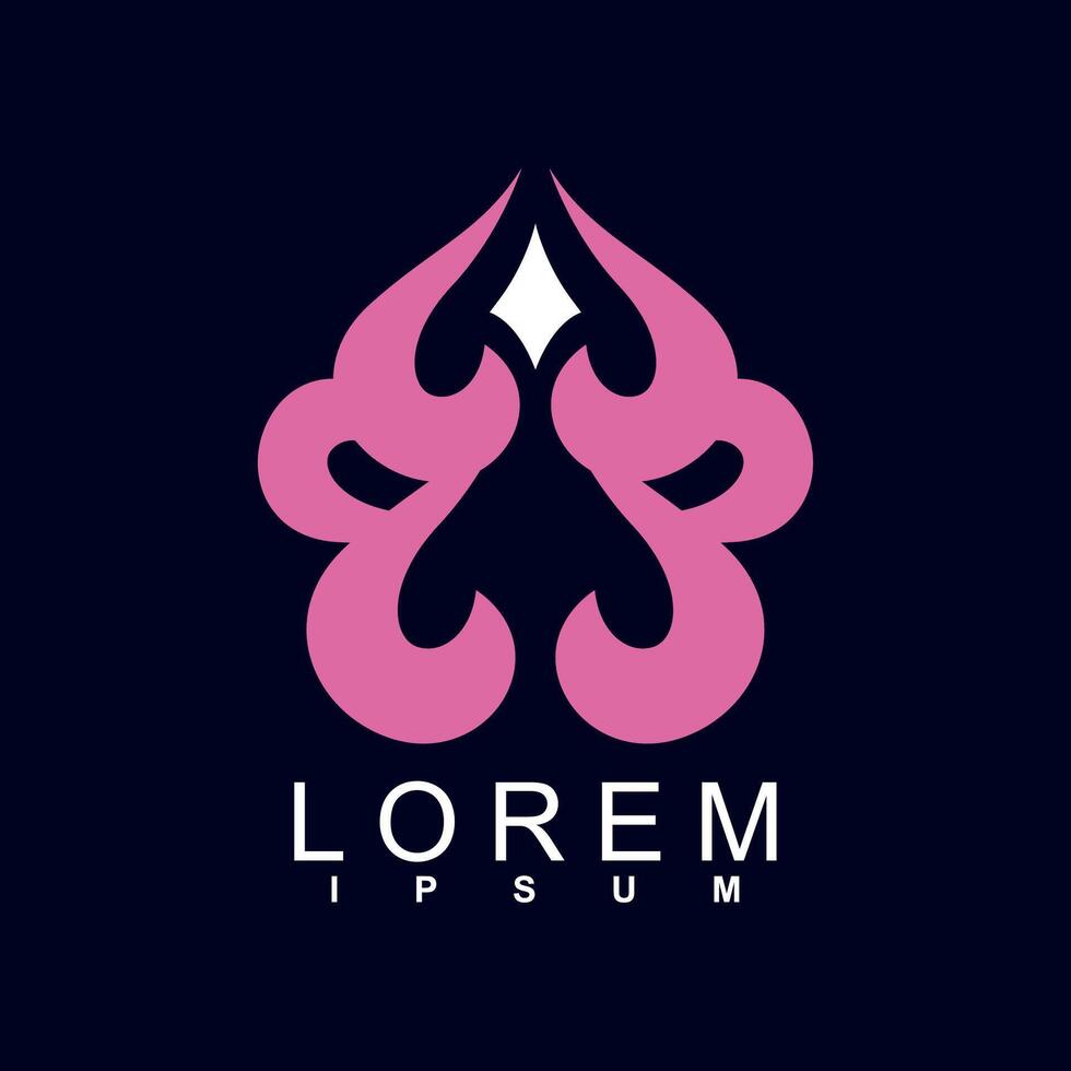 abstract logo design. unique and characterful, geometric abstract logo vector