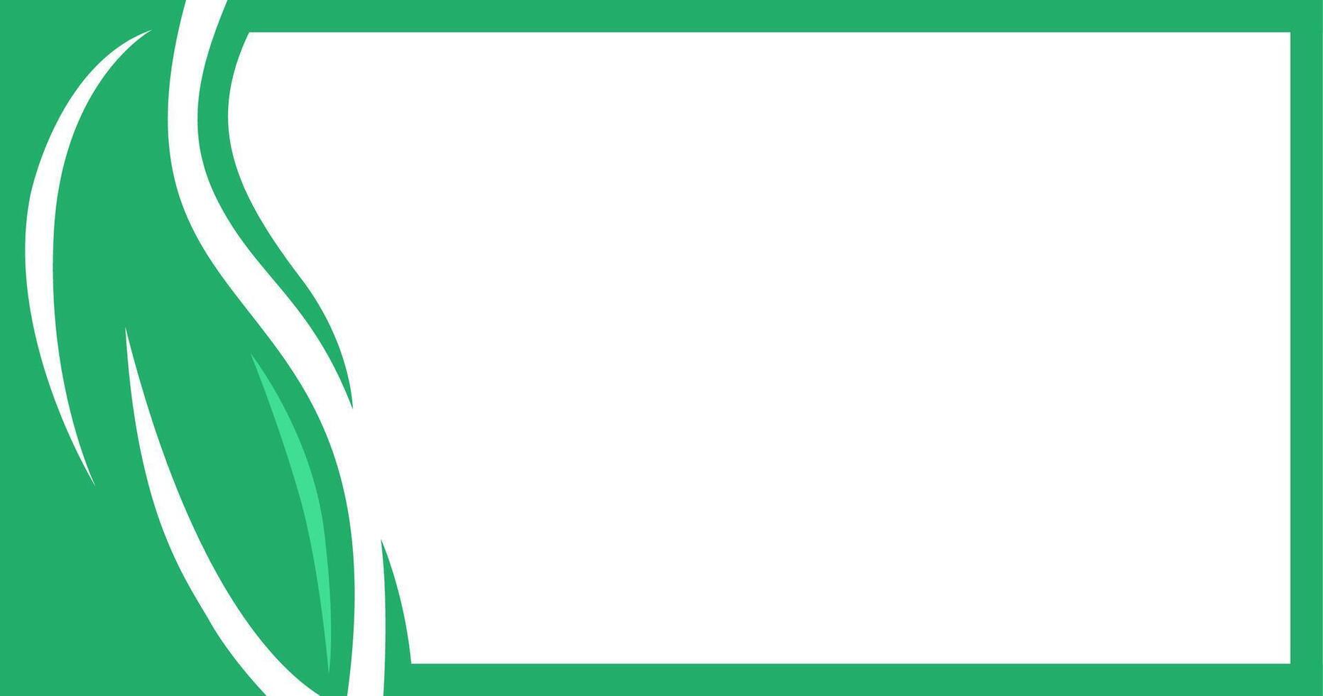 green leaf background with copy space for your text vector