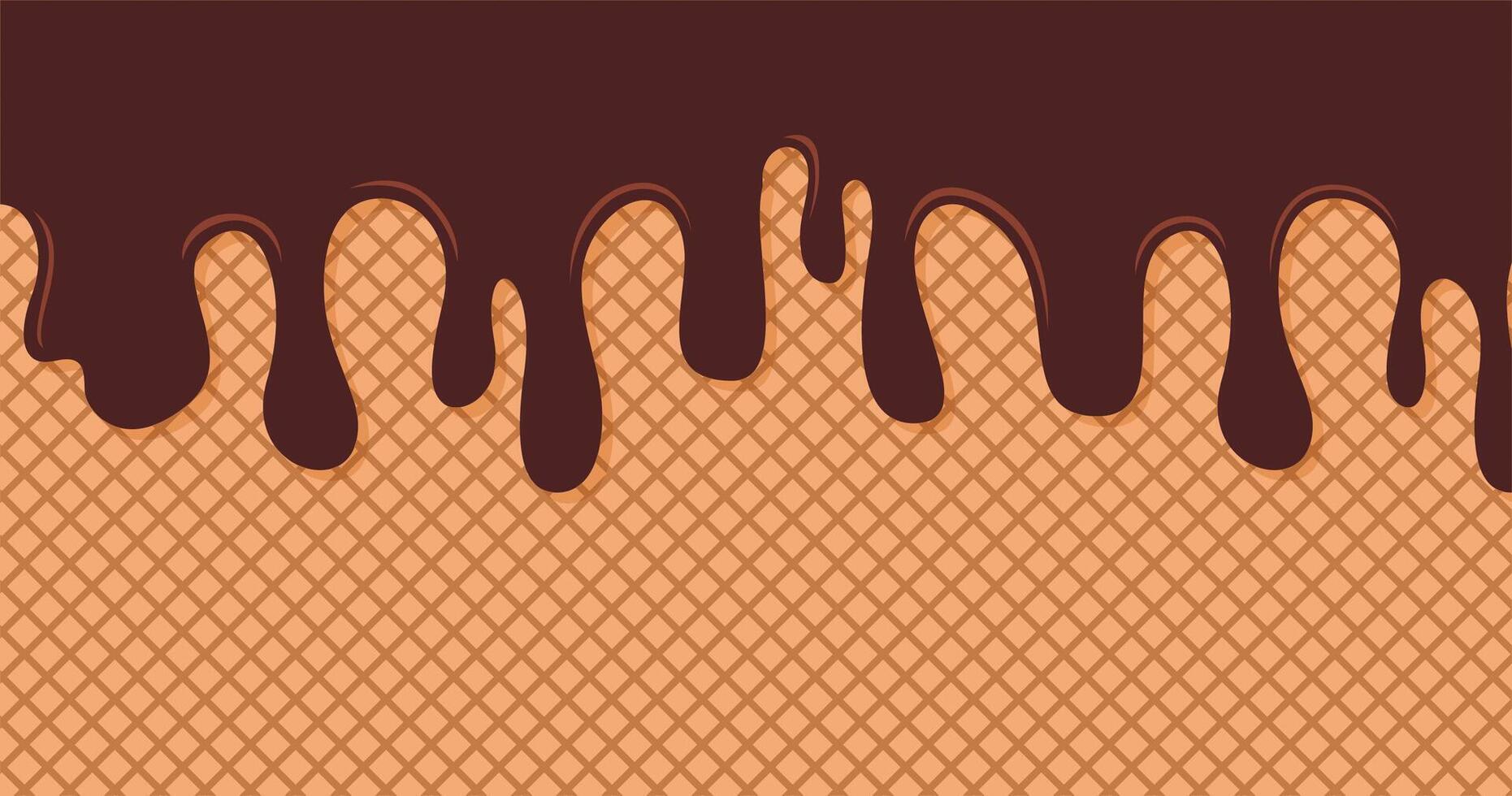 abstract chocolate background, wafer background texture, sweet concept for your design background vector