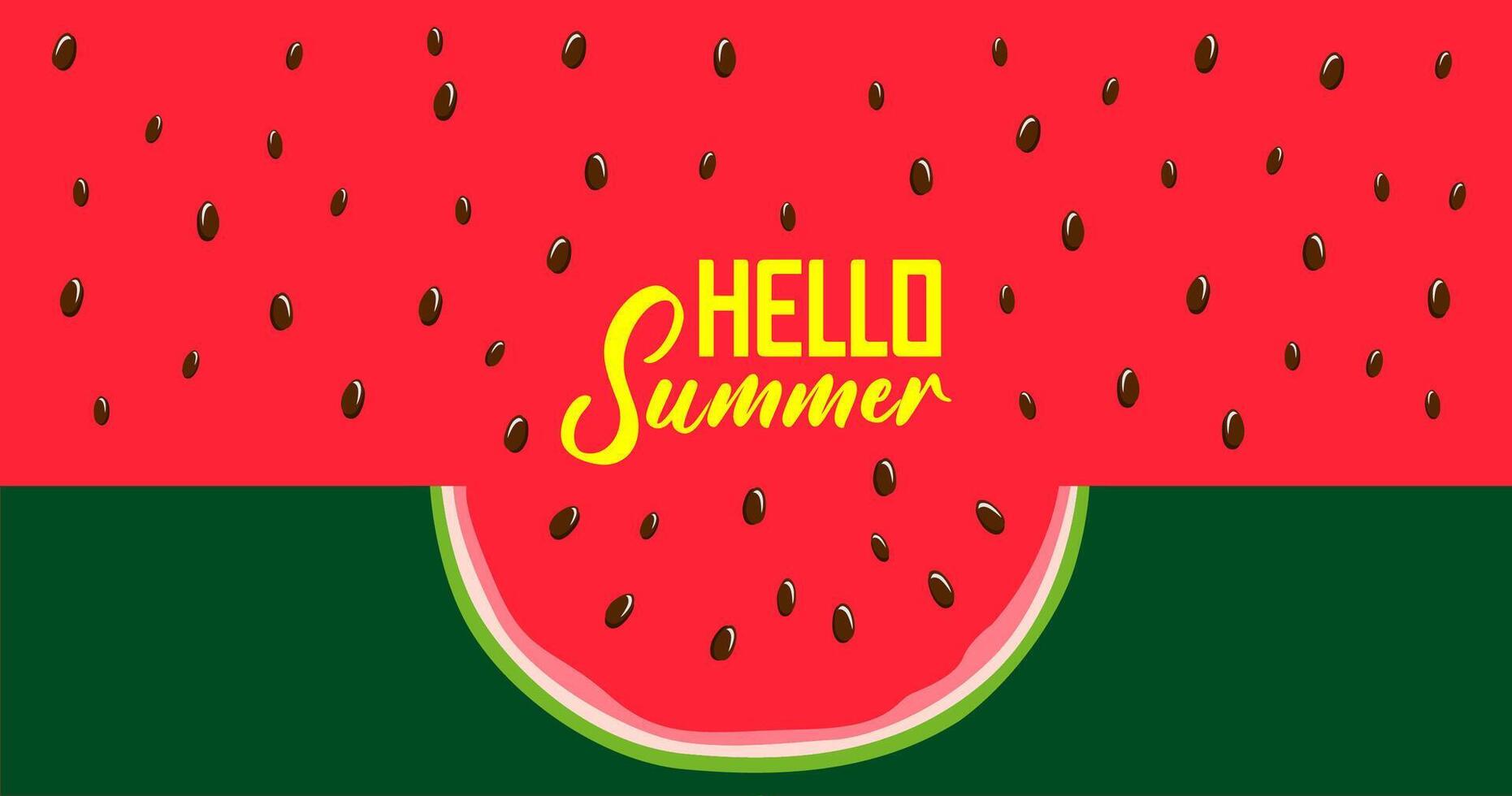 hello summer. background illustration vector