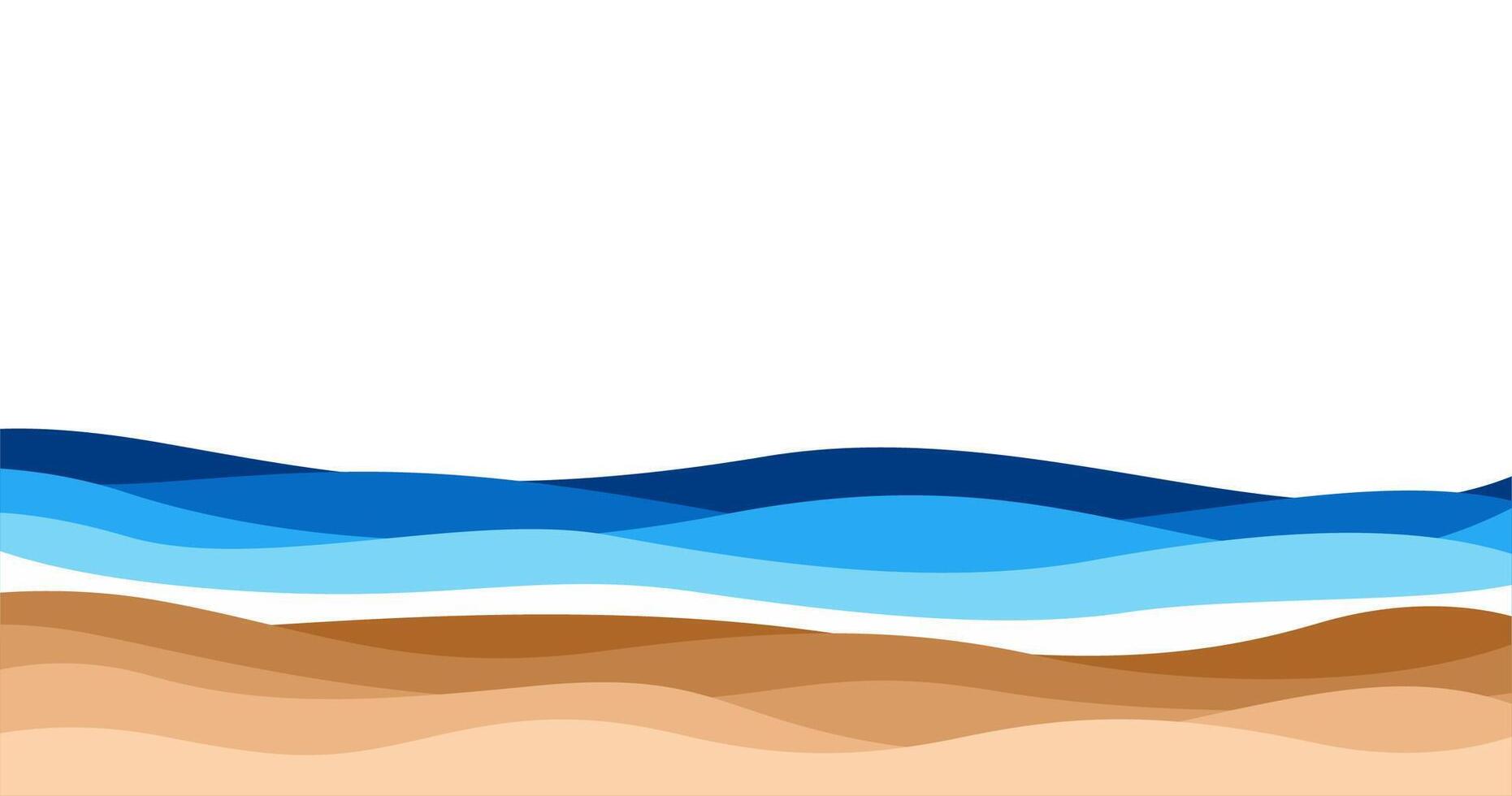 wave ocean sea abstract background vector