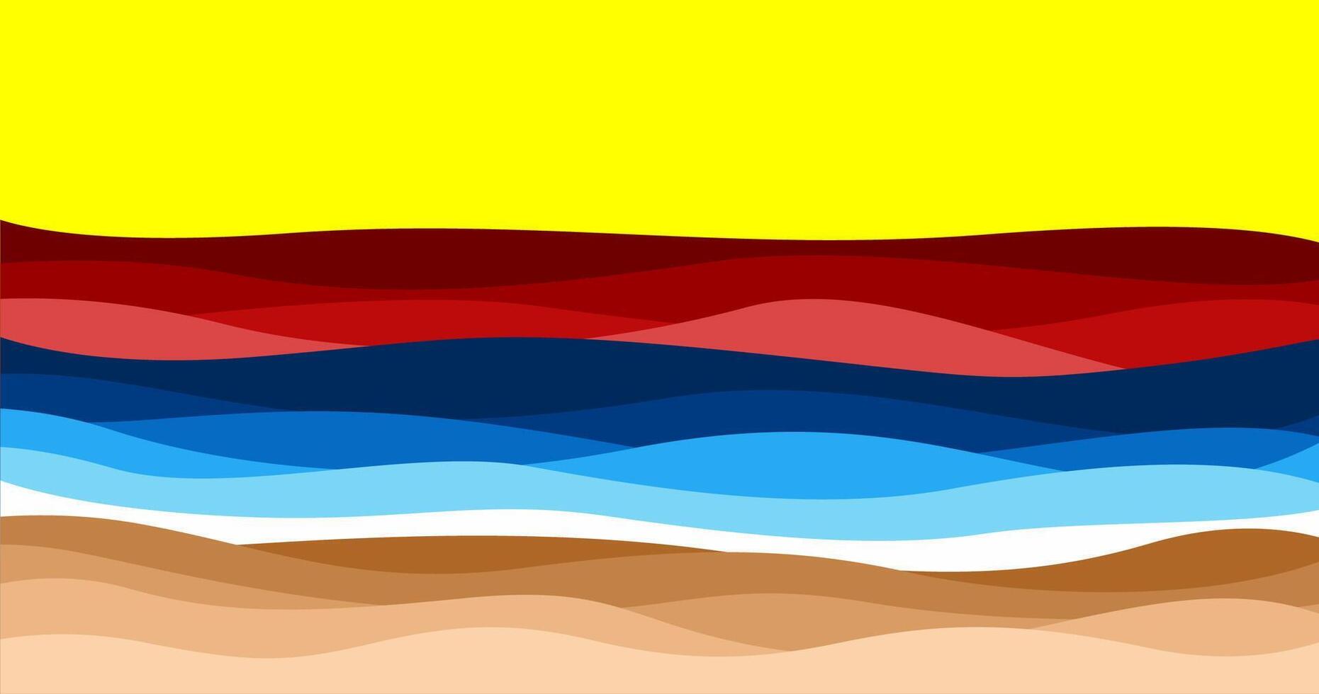 wave ocean sea abstract background vector