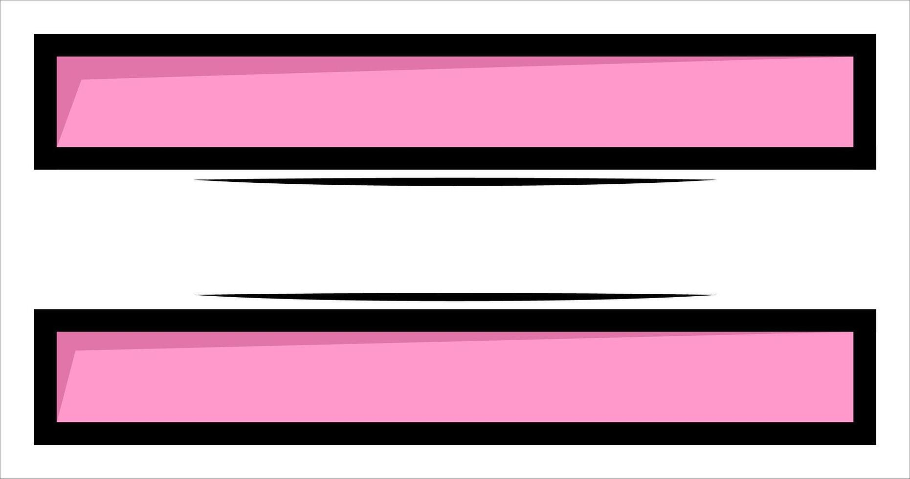 banner template with ribbon, graphic design illustration vector