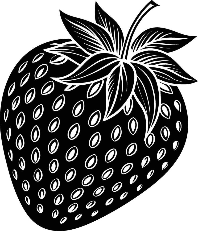illustration of a strawberry vector
