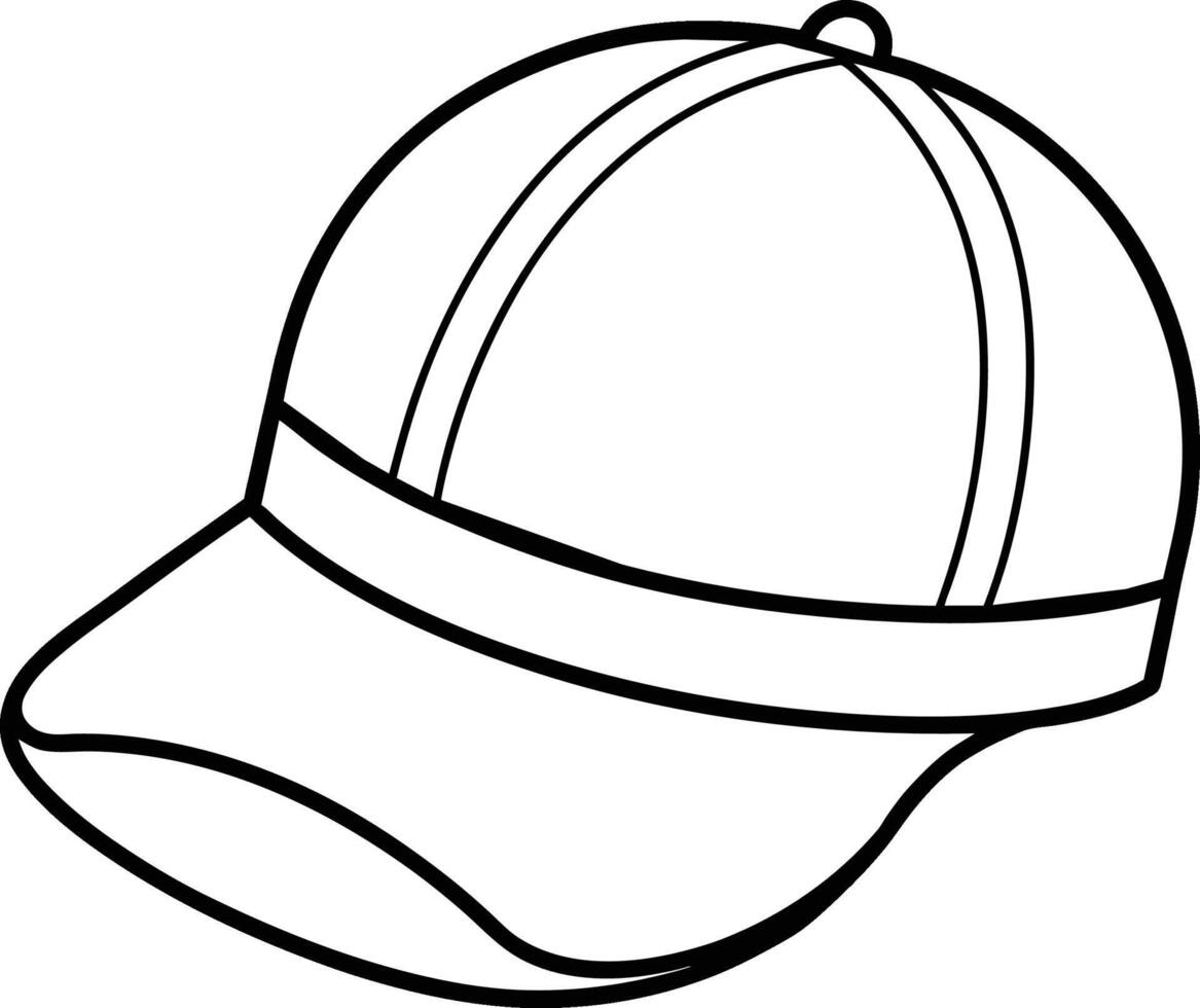 cap illustration isolated on white background eps 10 vector