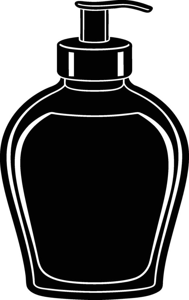 handwash bottle isolated on white background vector