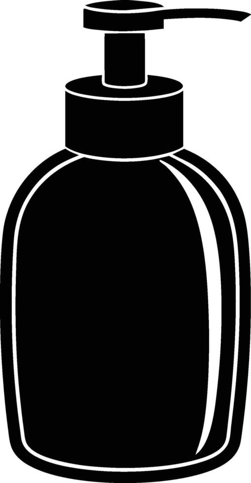 handwash bottle isolated on white background vector