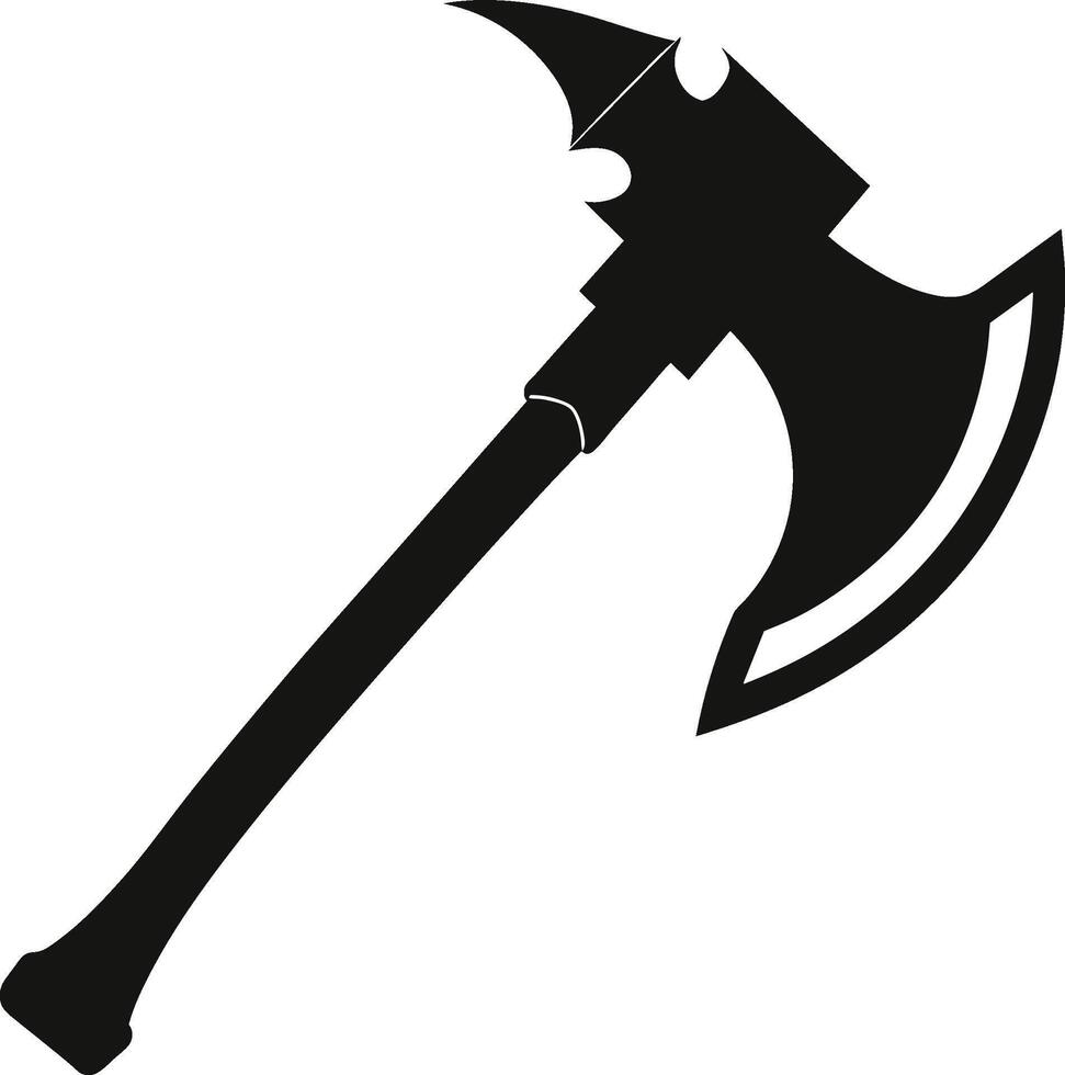 axe illustration isolated on white background eps 10 vector
