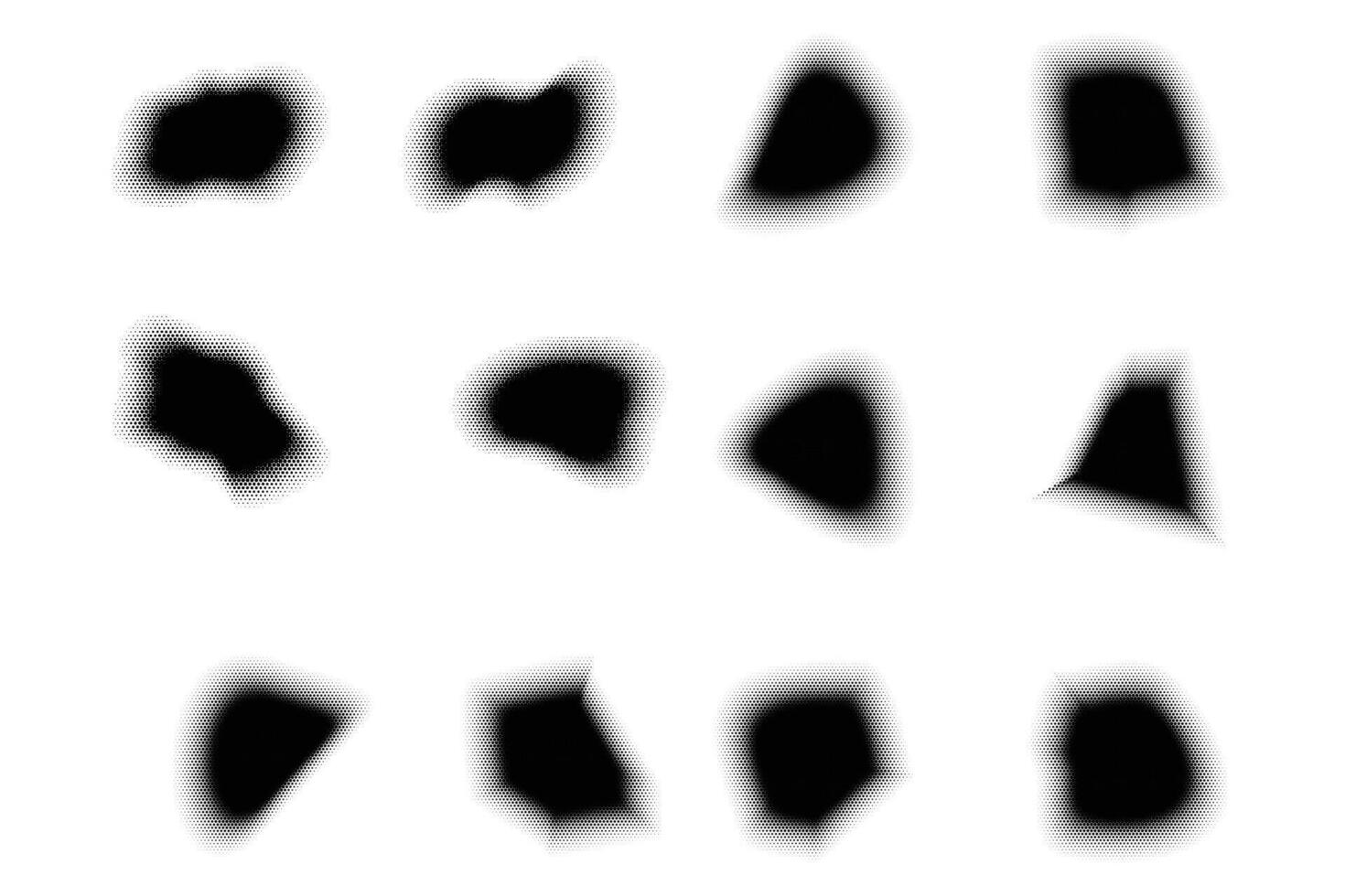 Halftone Hexagon Pattern, Reprographic Technique for Simulating Background Set Minimal Style Dynamic Wallpaper vector