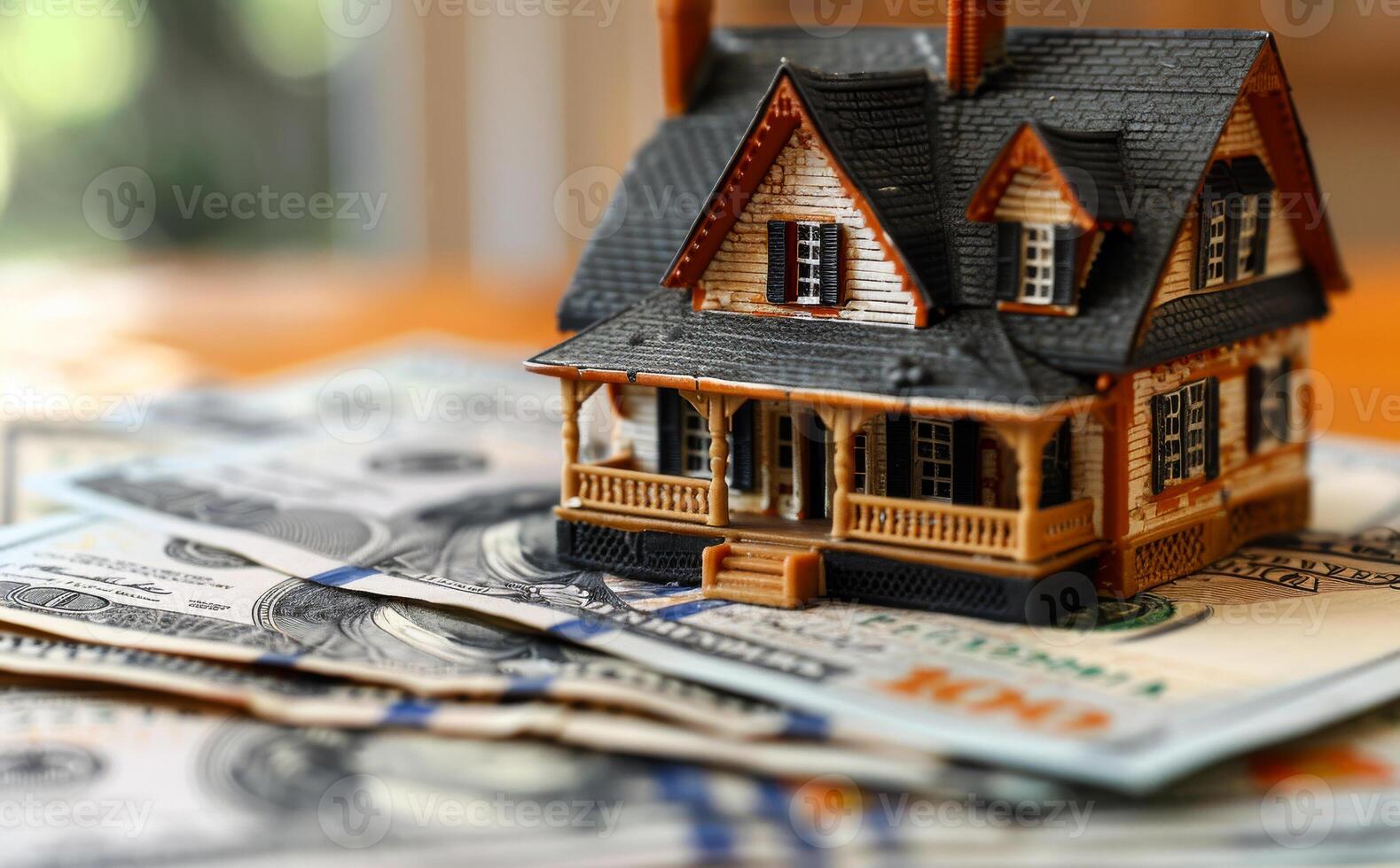 House sits on top of pile of money photo