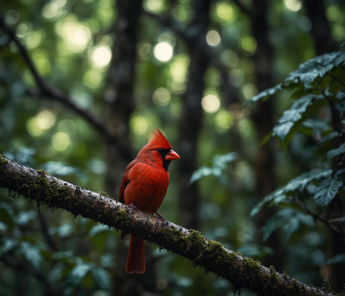 Sparrow, Eagle, Hawk, Owl, Pigeon, Crow, Robin, Parrot, Penguin, Flamingo, Swan, Hummingbird, Peacock, Woodpecker, Seagull, Toucan, Canary, Finch, Peli sitting on a branch in the natural green forest photo