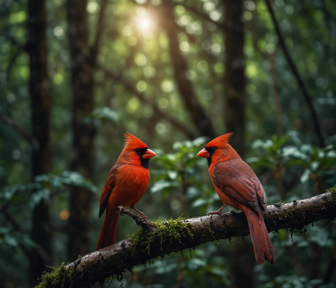 Sparrow, Eagle, Hawk, Owl, Pigeon, Crow, Robin, Parrot, Penguin, Flamingo, Swan, Hummingbird, Peacock, Woodpecker, Seagull, Toucan, Canary, Finch, Peli sitting on a branch in the natural green forest photo