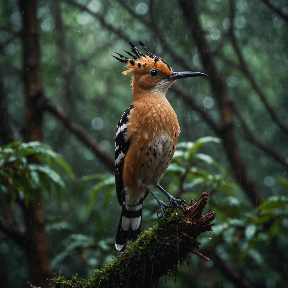 Sparrow, Eagle, Hawk, Owl, Pigeon, Crow, Robin, Parrot, Penguin, Flamingo, Swan, Hummingbird, Peacock, Woodpecker, Seagull, Toucan, Canary, Finch, Peli sitting on a branch in the natural green forest photo