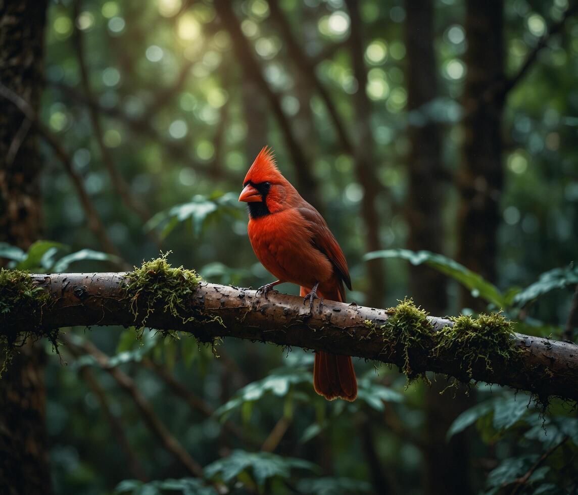 Sparrow, Eagle, Hawk, Owl, Pigeon, Crow, Robin, Parrot, Penguin, Flamingo, Swan, Hummingbird, Peacock, Woodpecker, Seagull, Toucan, Canary, Finch, Peli sitting on a branch in the natural green forest photo