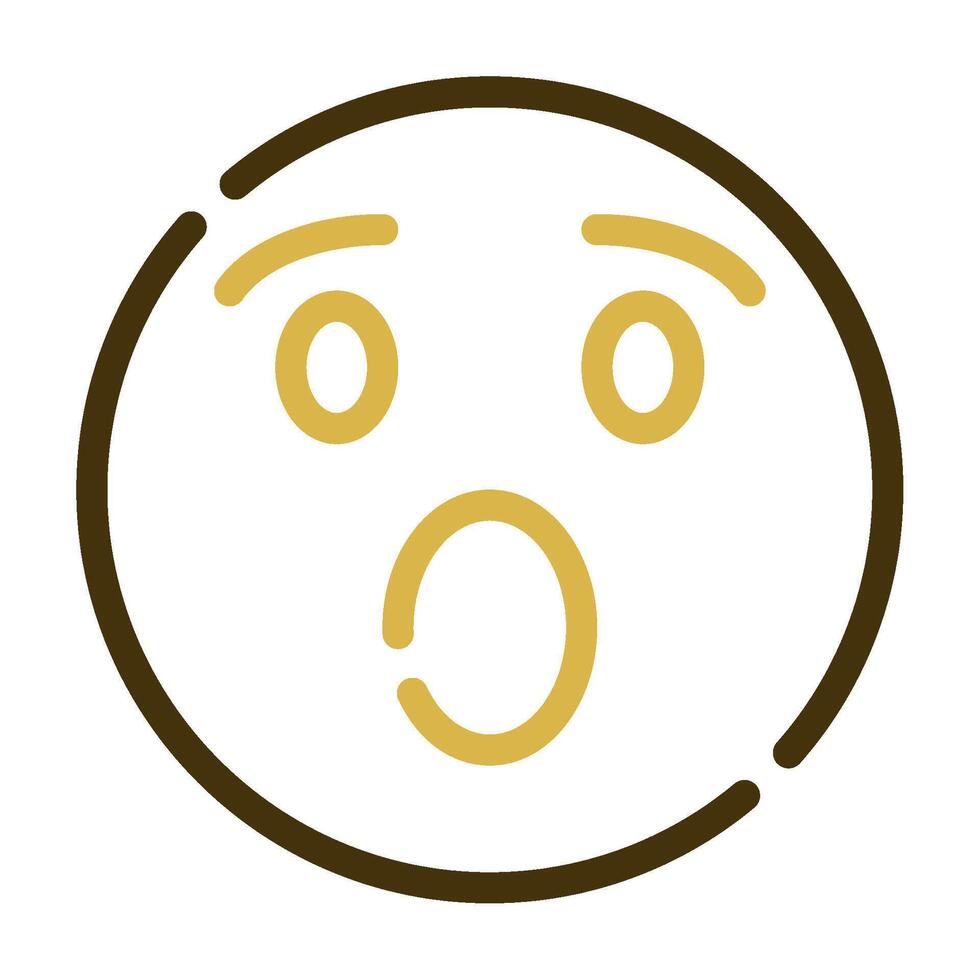 Shocked Wow icon for illustration, web, app, infographic, etc vector